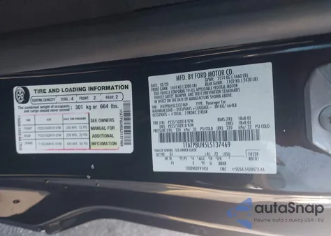 2020 Ford Mustang Ecoboost Premium from USA, damaged, VIN 1FATP8UH5L5137469